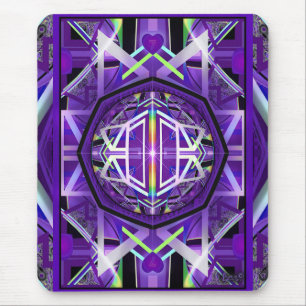 Purple W3 Mouse Pad
