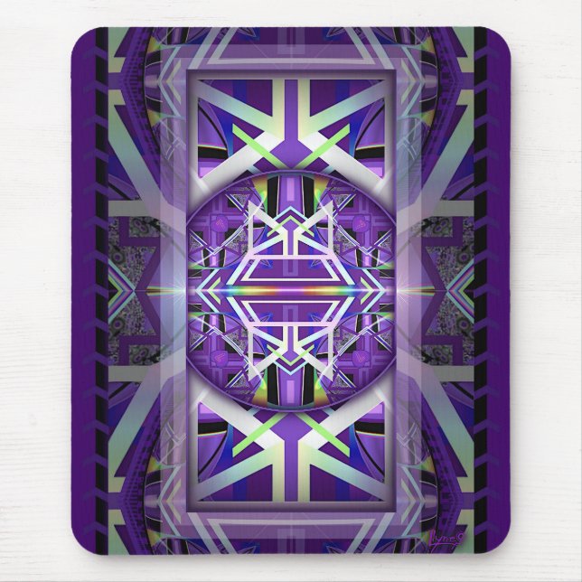 Purple W3 Mouse Pad (Front)