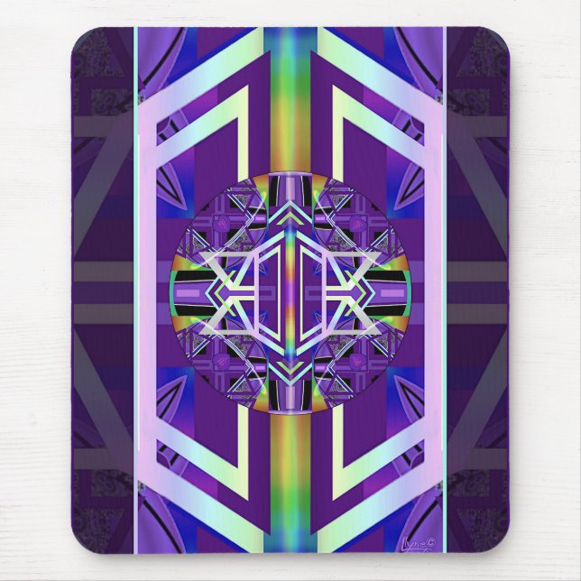 Purple W3 Mouse Pad (Front)