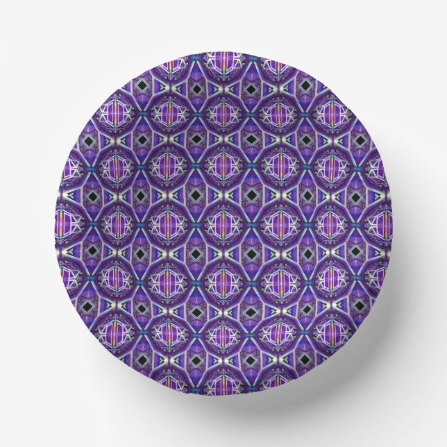 Purple W3 Paper Bowls (Front)