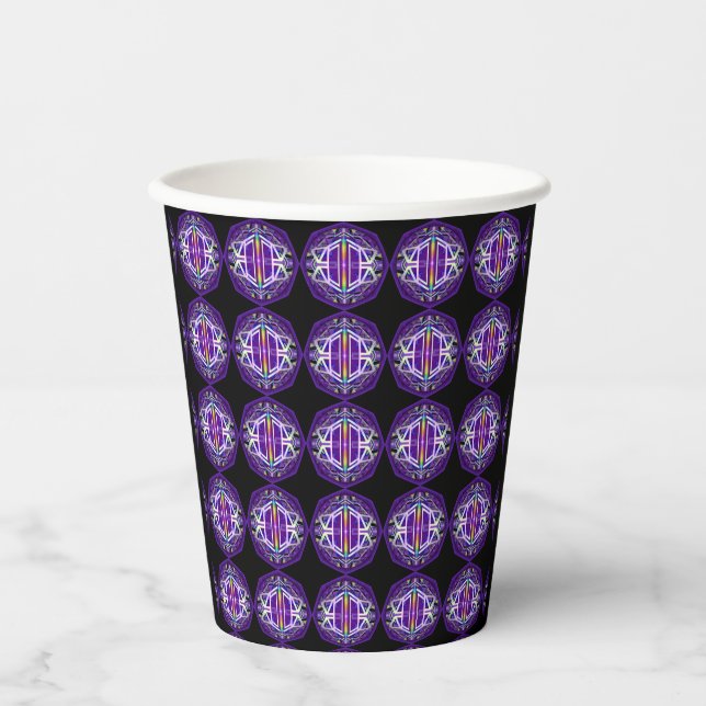 Purple W3 Paper Cups (Front)