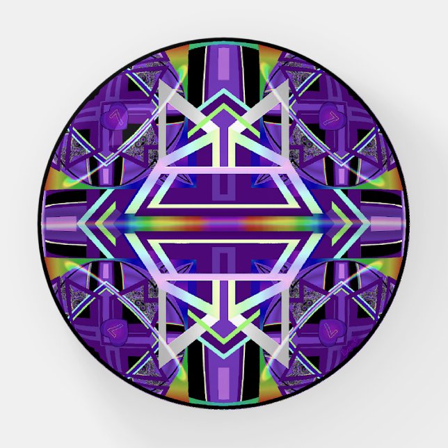 Purple W3 Paperweight (Front)