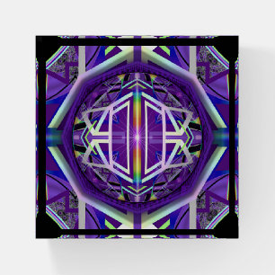Purple W3 Paperweight