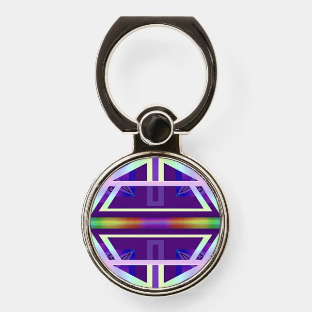 Purple W3 Phone Ring Stand (Front)