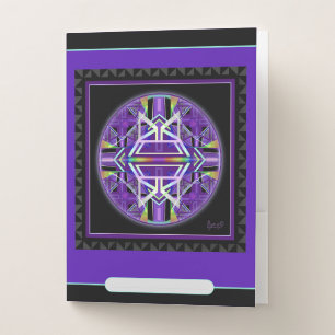 Purple W3 Pocket Folder