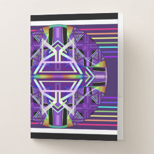 Purple W3 Pocket Folder
