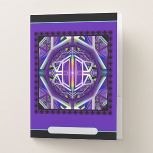 Purple W3 Pocket Folder
