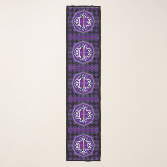 Purple W3 Scarf (Front)