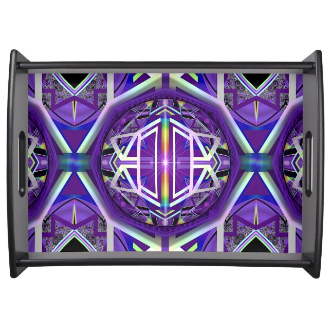 Purple W3 Serving Tray (Front)
