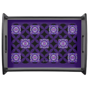 Purple W3 Serving Tray