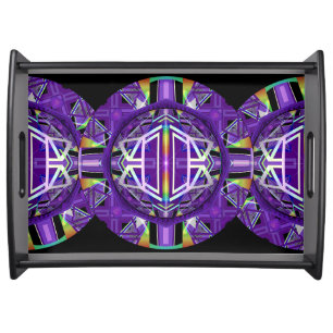 Purple W3 Serving Tray