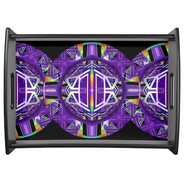 Purple W3 Serving Tray (Front)