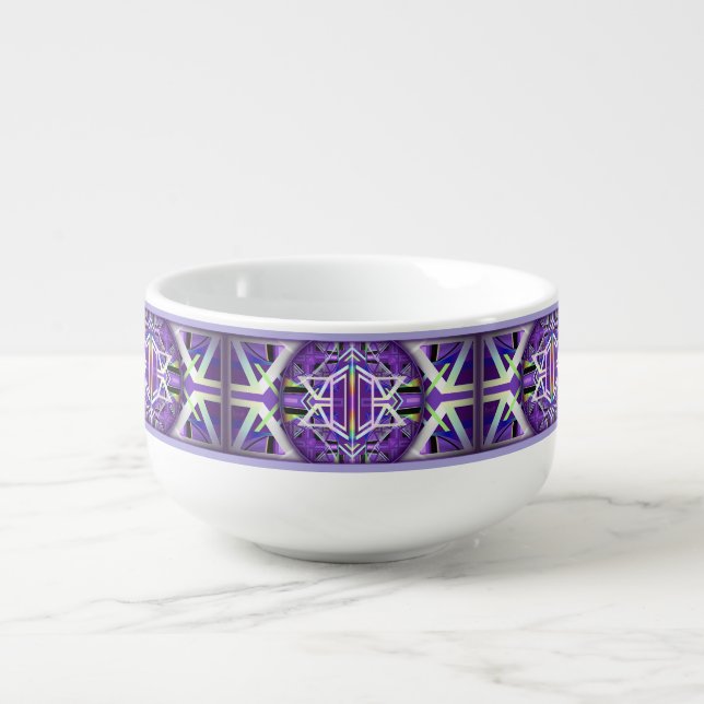 Purple W3 Soup Mug (Front)