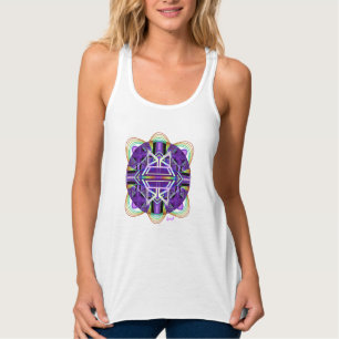 Purple W3 T-Shirt Tank Top