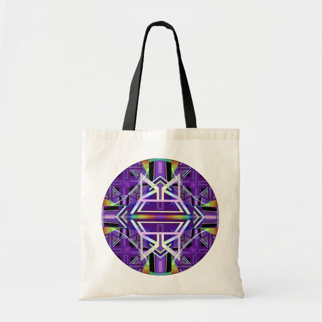 Purple W3 Tote Bag (Front)