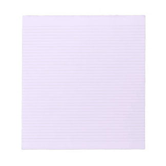 Purple w/ 3mm gray lines notepad