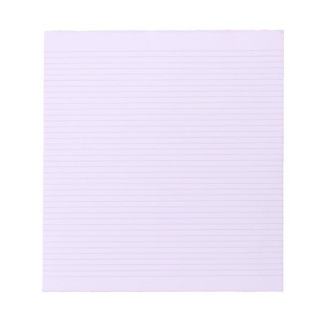 Purple w/ 3mm gray lines notepad (Front)