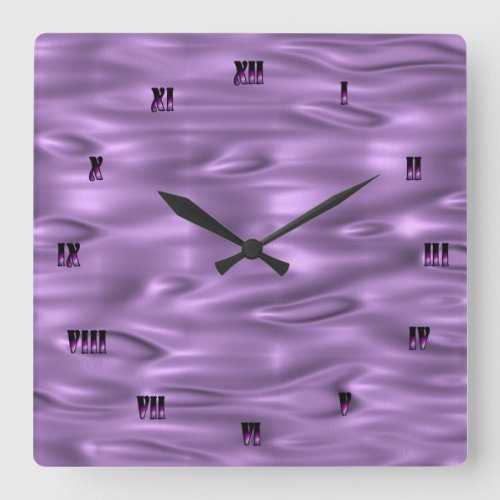 Purple Wall Clock