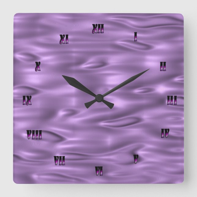 Purple Wall Clock (Front)