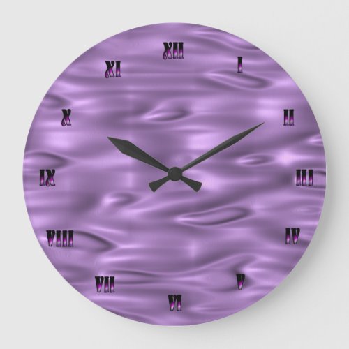 Purple Wall Clock