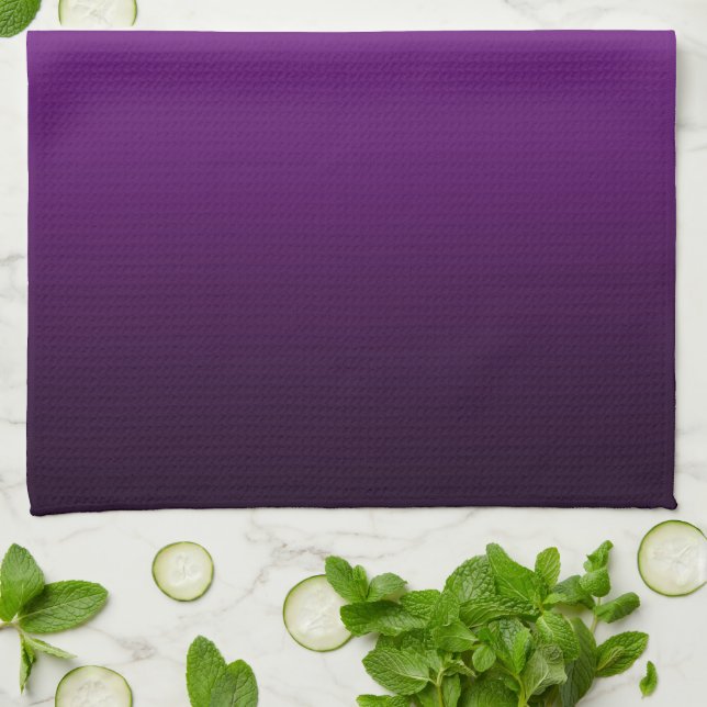 Purple Wallpaper Background Kitchen Towel (Folded)