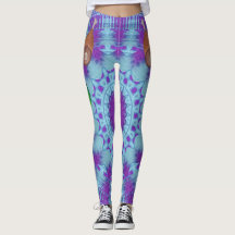 Purple War Craft Character Strength Leggings
