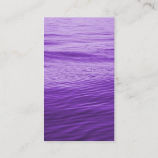 Customizable Purple Water Business Card Template