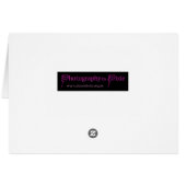 Purple Water Drop Cards (Back Horizontal)