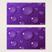 Purple Water Drop Pattern (Front & Back)