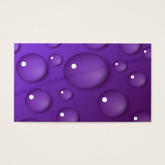 Purple Water Drop Pattern (Front)