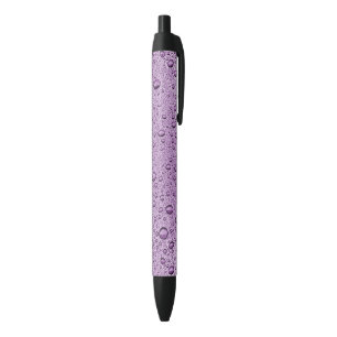 Purple water droplets pen