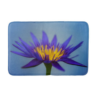 Purple Water Lily Bath Mat