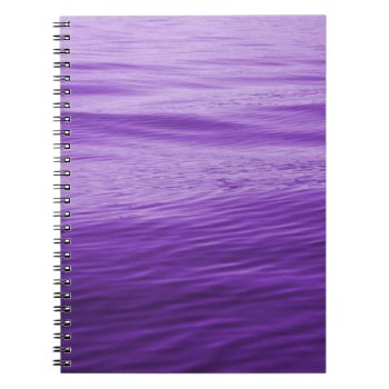 Purple Water Notebook by purplestuff at Zazzle