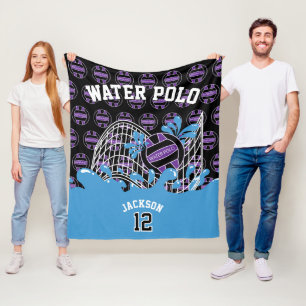 Purple - Water Polo 🤽♀️ Sport in Fleece Blanket