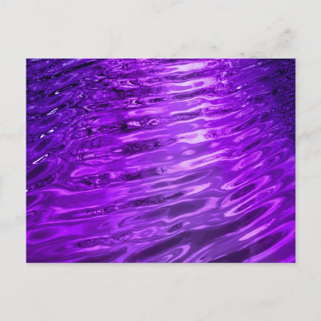 Purple Water Postcard (Front)
