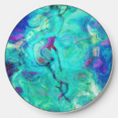 Purple Water Sprite Wireless Charger (Front)