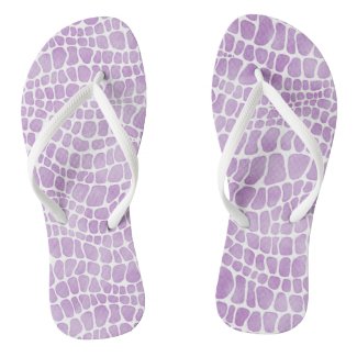 Purple Watercolor Crocodile Skin