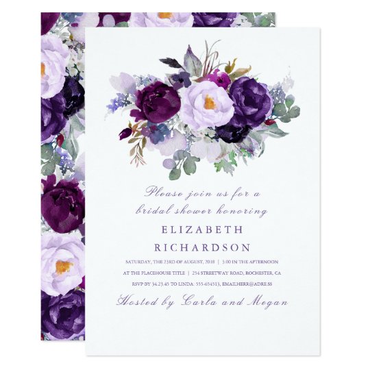 Romantic Bridal Shower Invitations 5