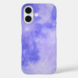 Purple Watercolor Moon Phone Case