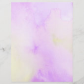 Purple Watercolor Page (Front)