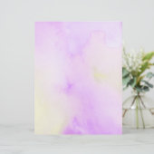 Purple Watercolor Page (Standing Front)