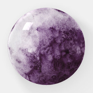 Purple Watercolor Paperweight