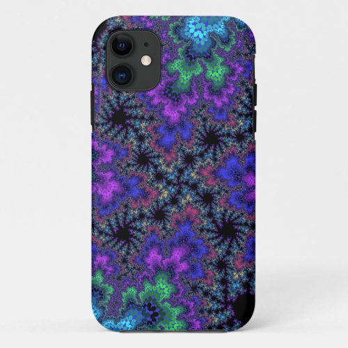 Purple Watercolor Speckle iPhone 11 Case