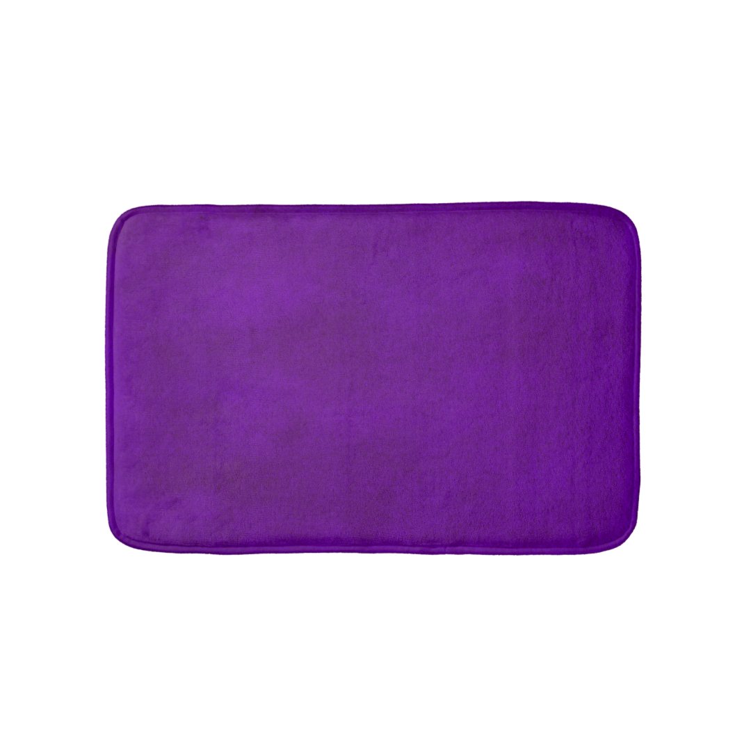 Purple Watercolor Wash Bath Mat Zazzle
