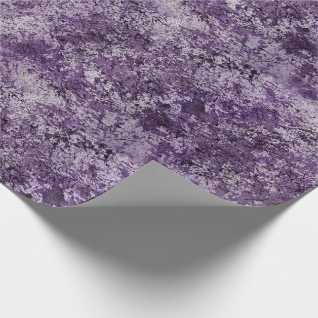 Purple Watercolor Wrapping Paper (Corner)