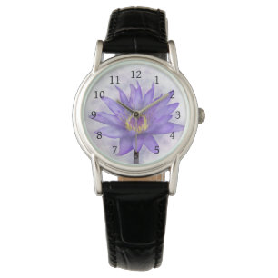 Purple Waterlily flower 7 Watch
