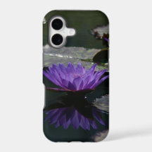 Purple Waterlily phone case