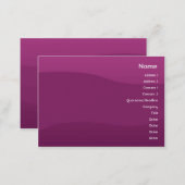 Purple Wave - Chubby Business Card (Front/Back)