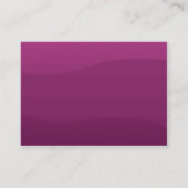 Purple Wave - Chubby Business Card (Back)
