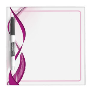 Purple Wave Dry-Erase Board